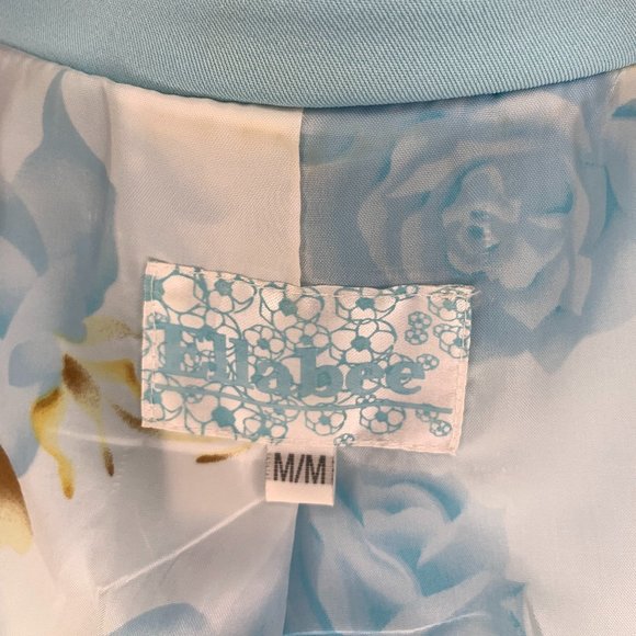Ellabee Blue Spring Coat MED - Picture 11 of 11